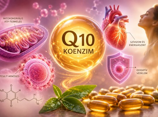 Q10 koenzim - sejtszintű energia és hormonális vitalitás